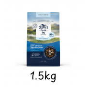 ZiwiPeak 微蒸風乾草飼羊肉+綠色蔬菜狗糧 1.5kg